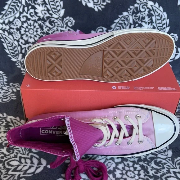 Converse Chuck Taylor 70 Hi Rose Maroon/Naples MEN`S - Picture 4 of 16